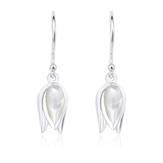 Pearled Tulip Earrings - Cotswold Jewellery
