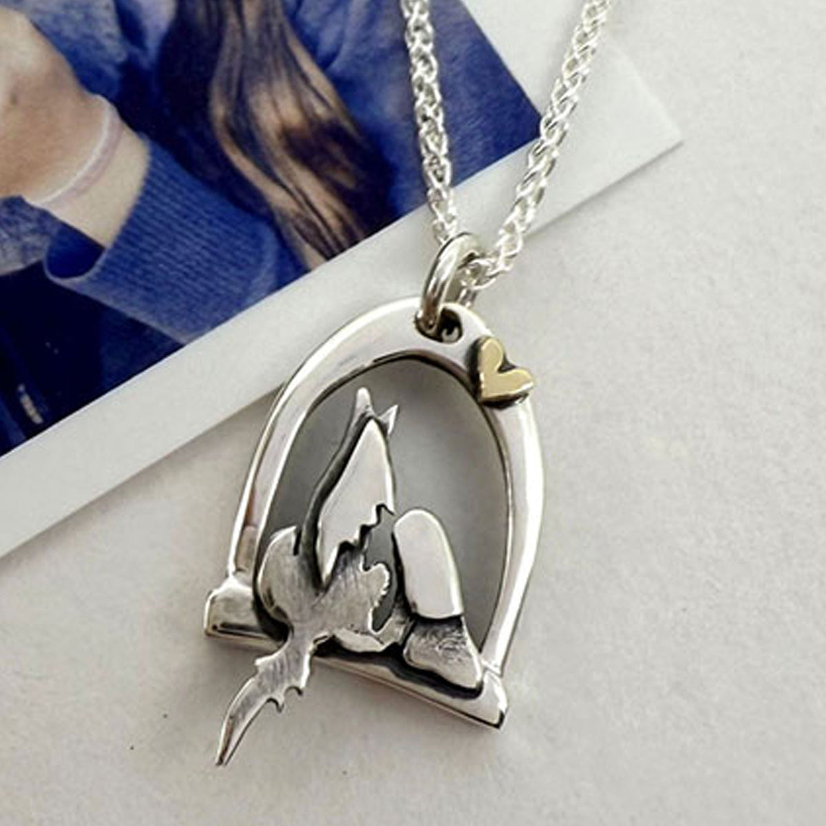 Linda Macdonald Pony & Girl Enchanted Tales Necklace