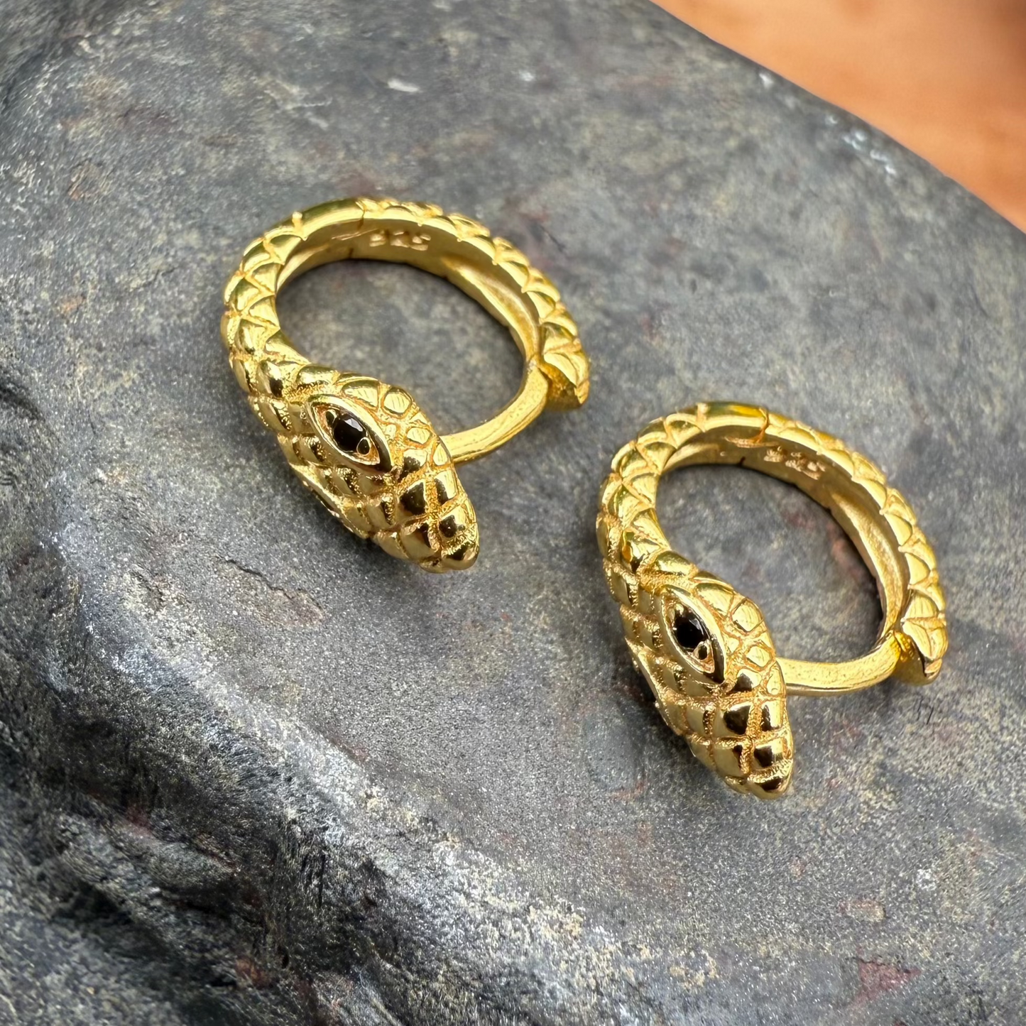 reeves-and-reeves-snake-gold-earrings-from-cotswoldjewellery