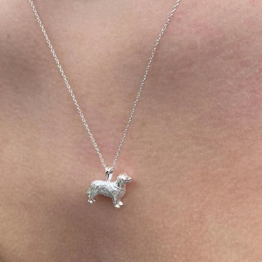 Retriever Sterling Silver Necklace - Cotswold Jewellery