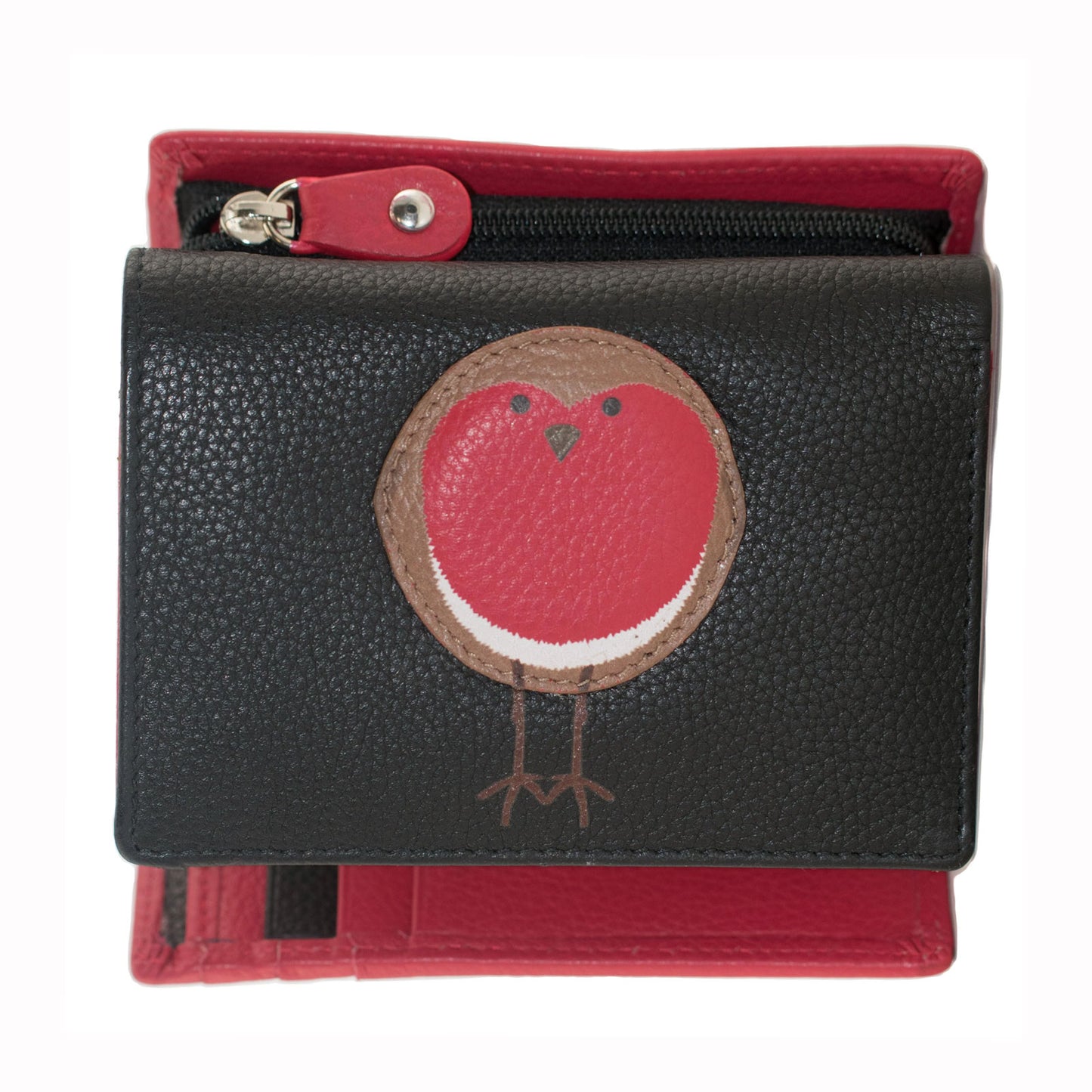 Robin Tri Fold Leather Purse