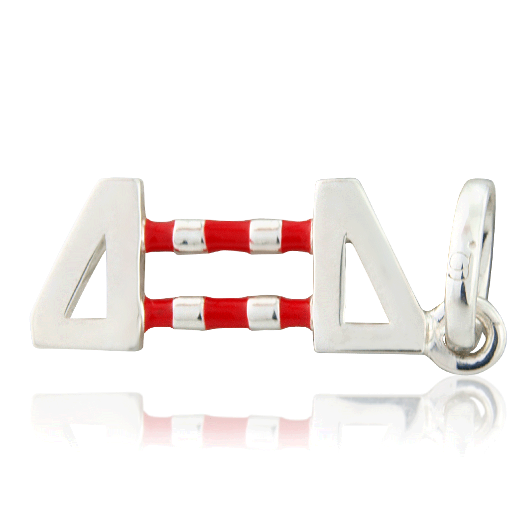 Gemma J Show Jump Sterling Silver Charm - Cotswold Jewellery