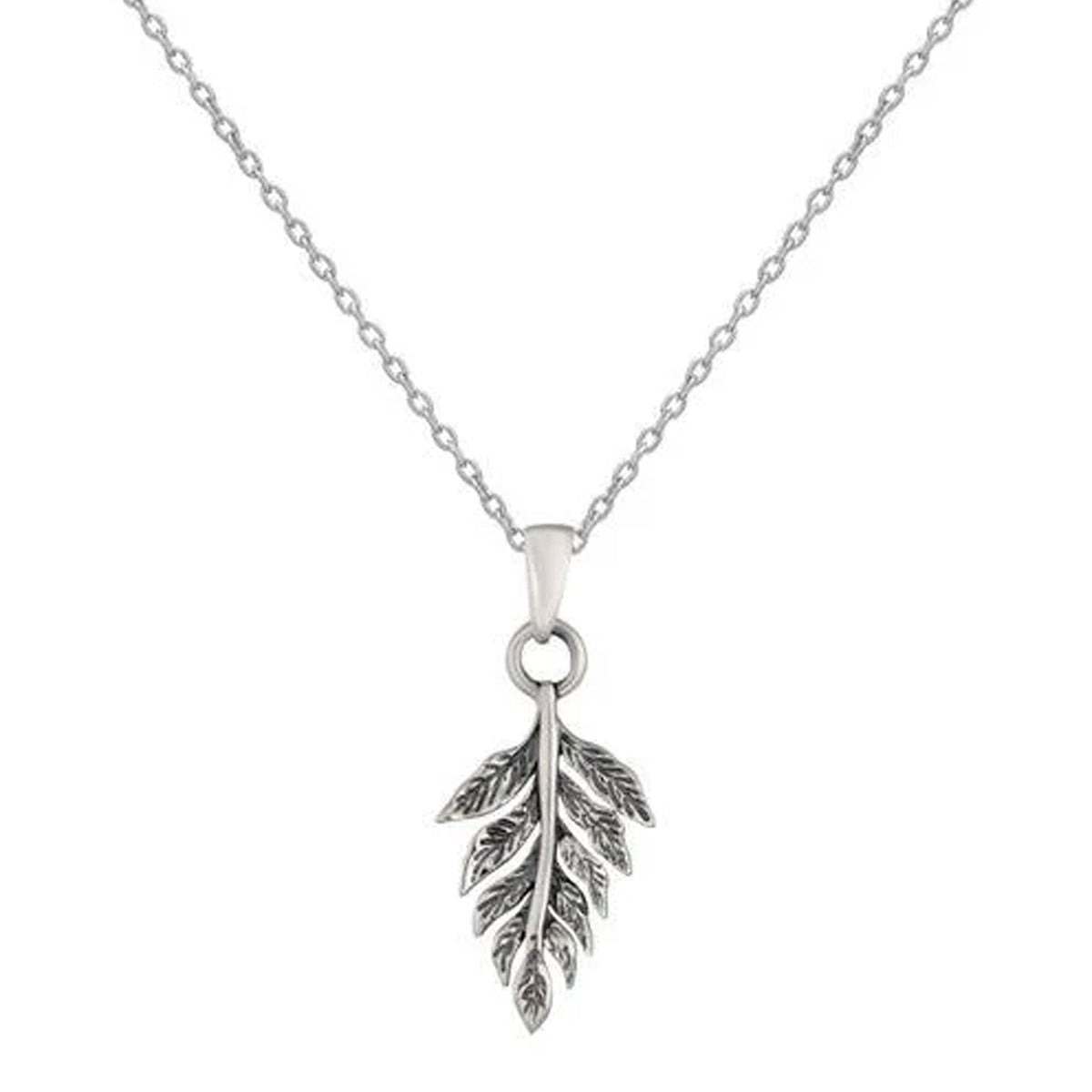 Silver Fern Sterling Silver Necklace - Cotswold Jewellery