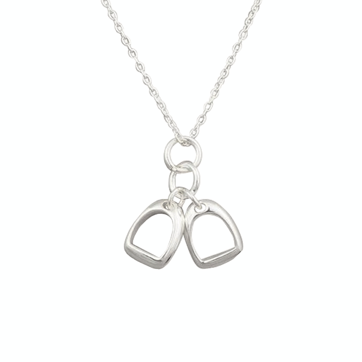 Silver Stirrups Necklace - Cotswold Jewellery