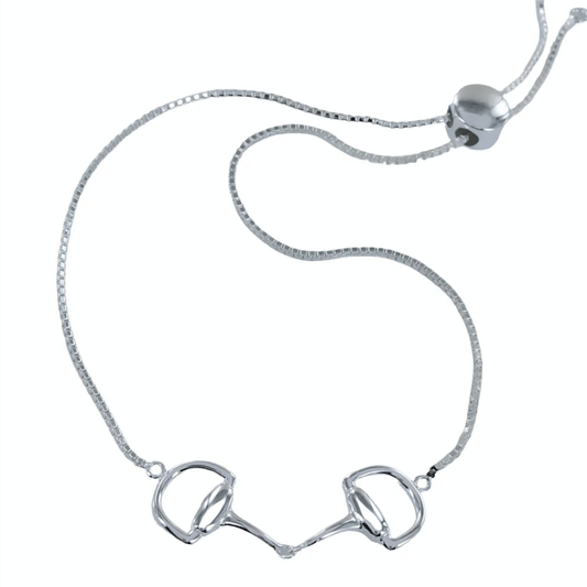Super Snaffle Sterling Silver Bracelet - Cotswold Jewellery