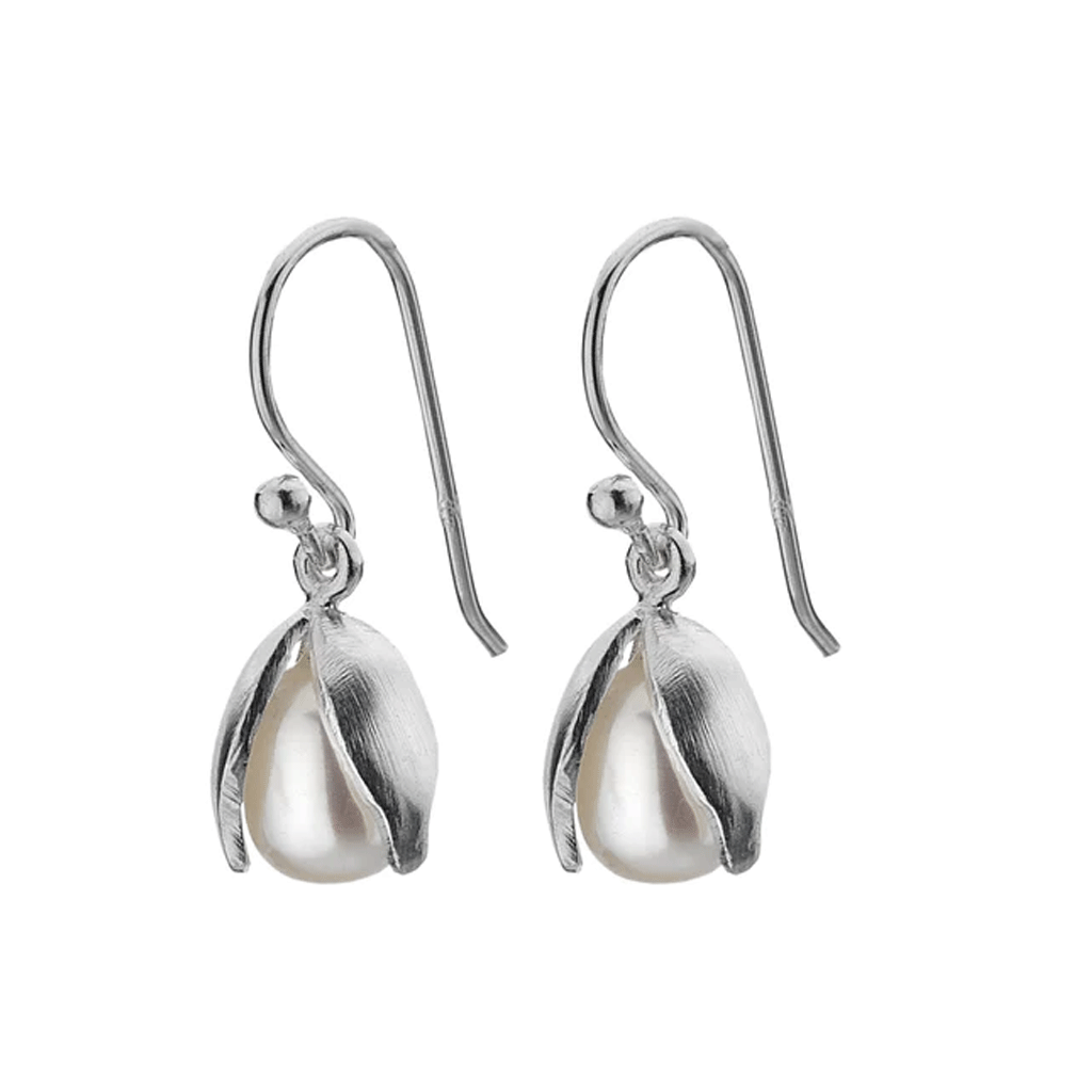 Snowdrop Pearl Earrings - Cotswold Jewellery