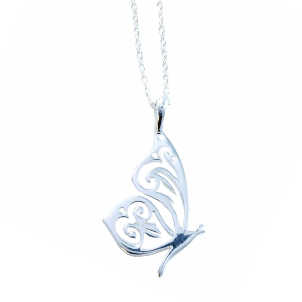 Butterfly Sterling Silver outlet S925 necklace