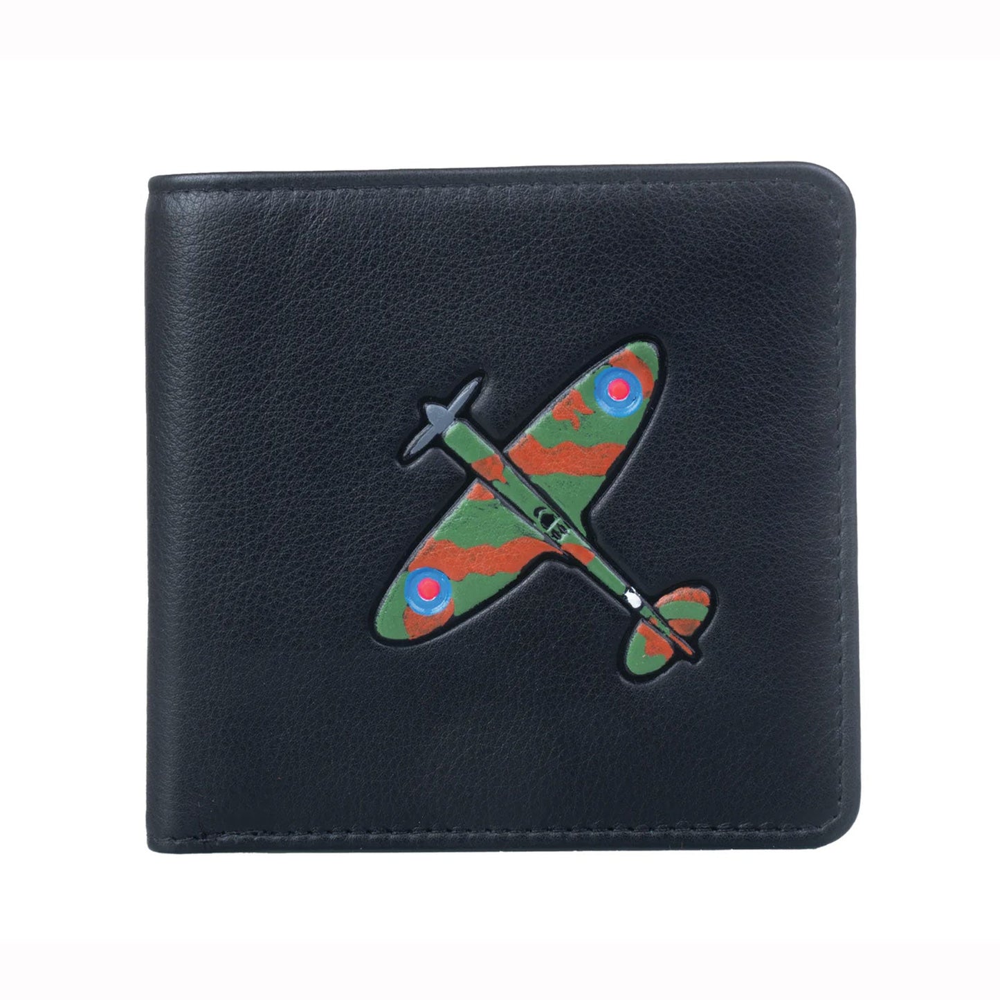 Spitfire Plane Leather Wallet RFID - Cotswold Jewellery