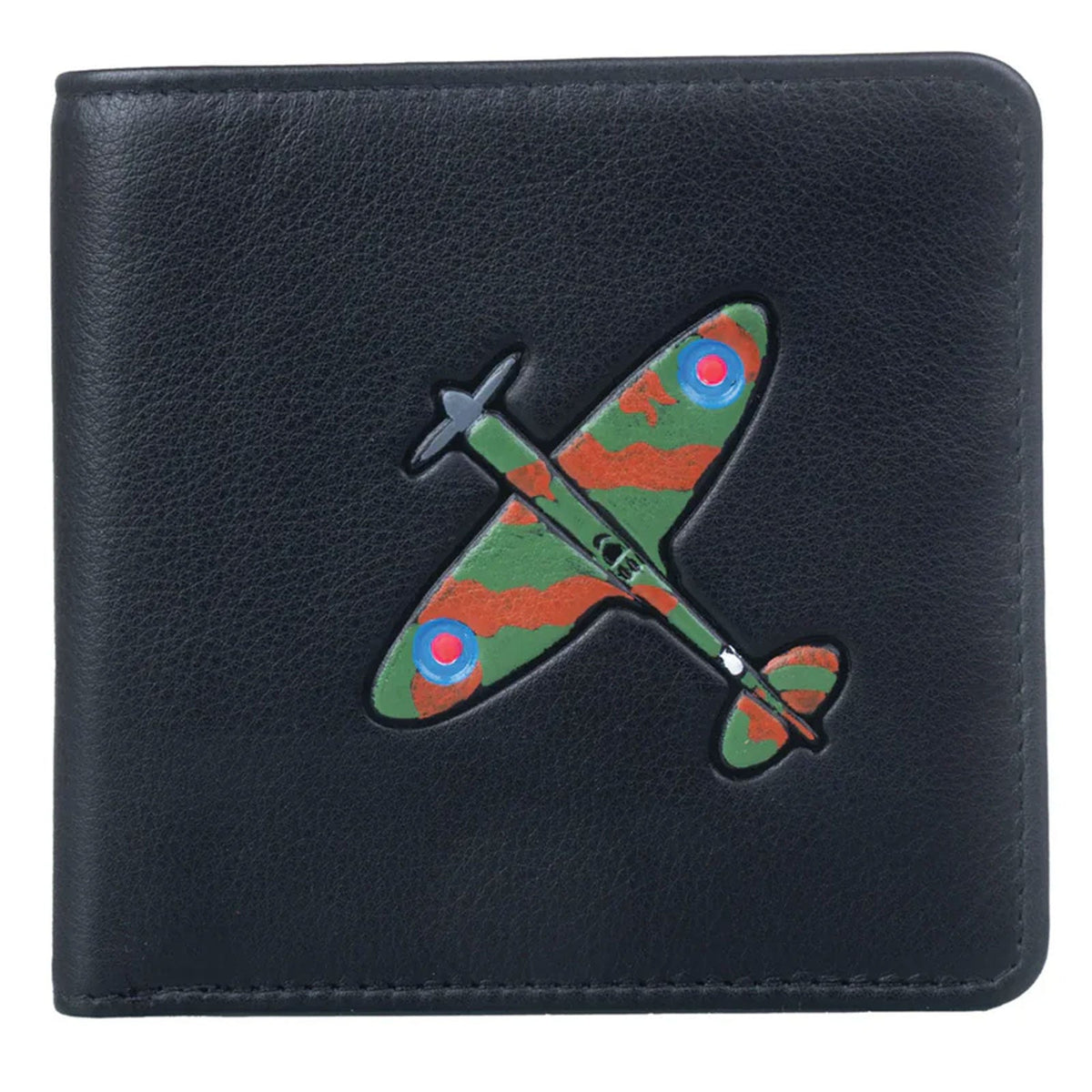 Spitfire Plane Leather Wallet RFID - Cotswold Jewellery