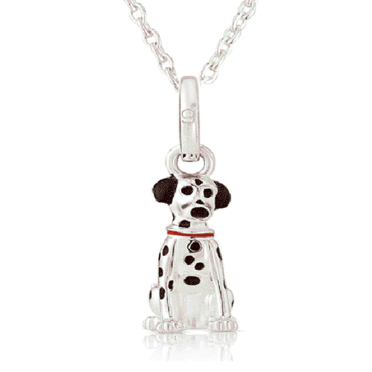 Spotty Dalmatian Dog Necklace - Cotswold Jewellery