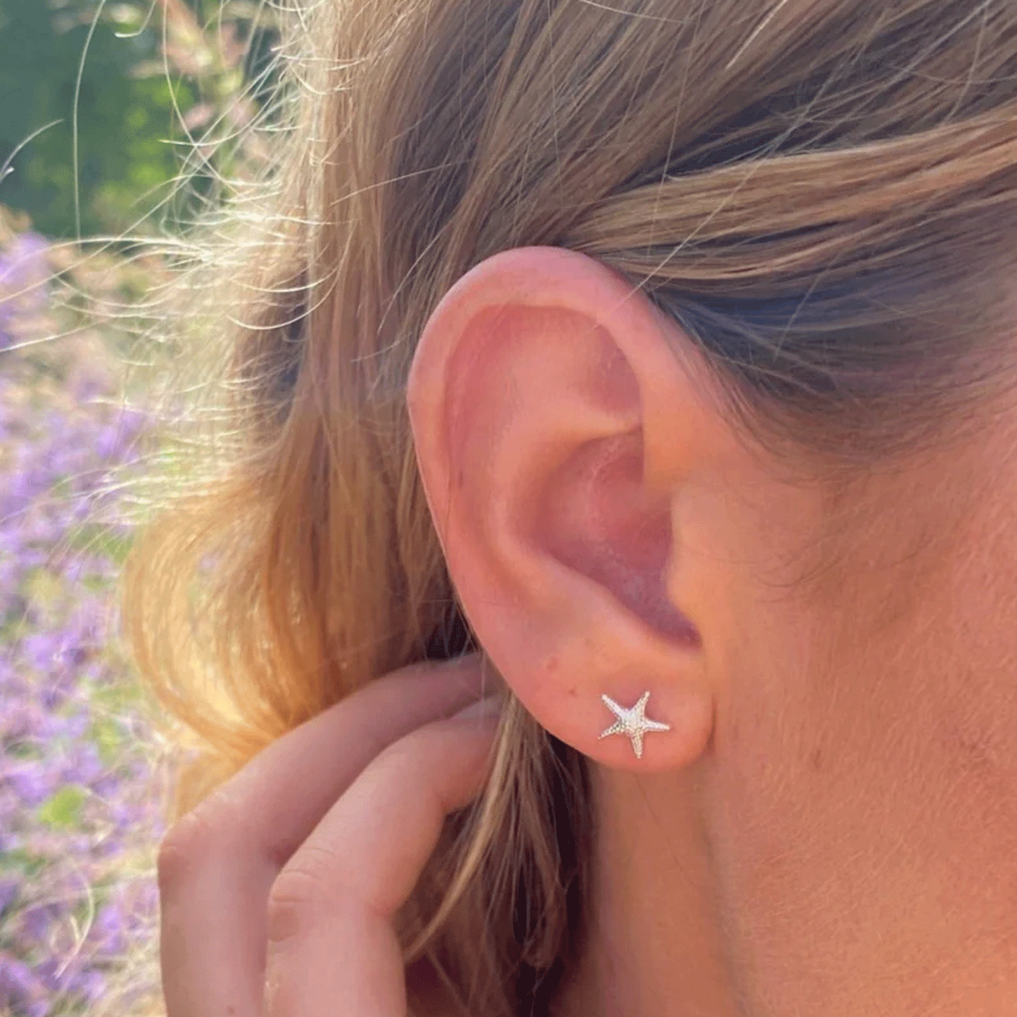 starfish-earrings-silver-from-cotswold-jewellery