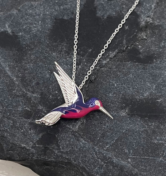Stunning Hummingbird Necklace - Cotswold Jewellery