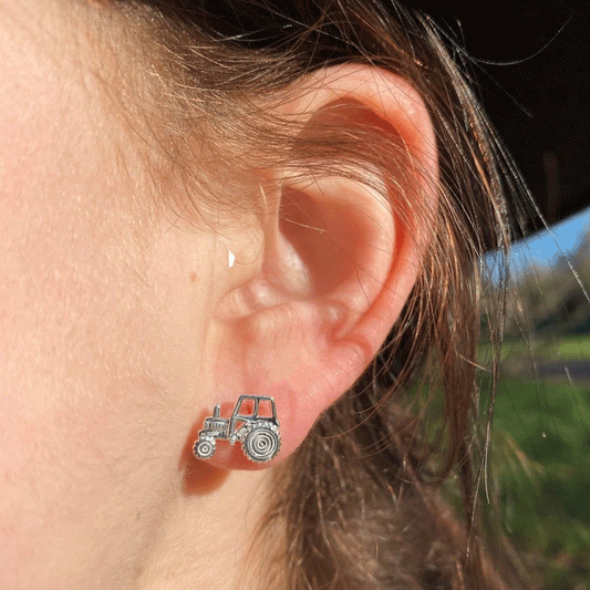 tractor-earrings