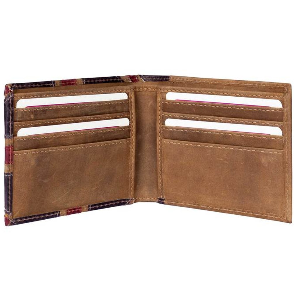 Union Jack Leather Wallet RFID - Cotswold Jewellery