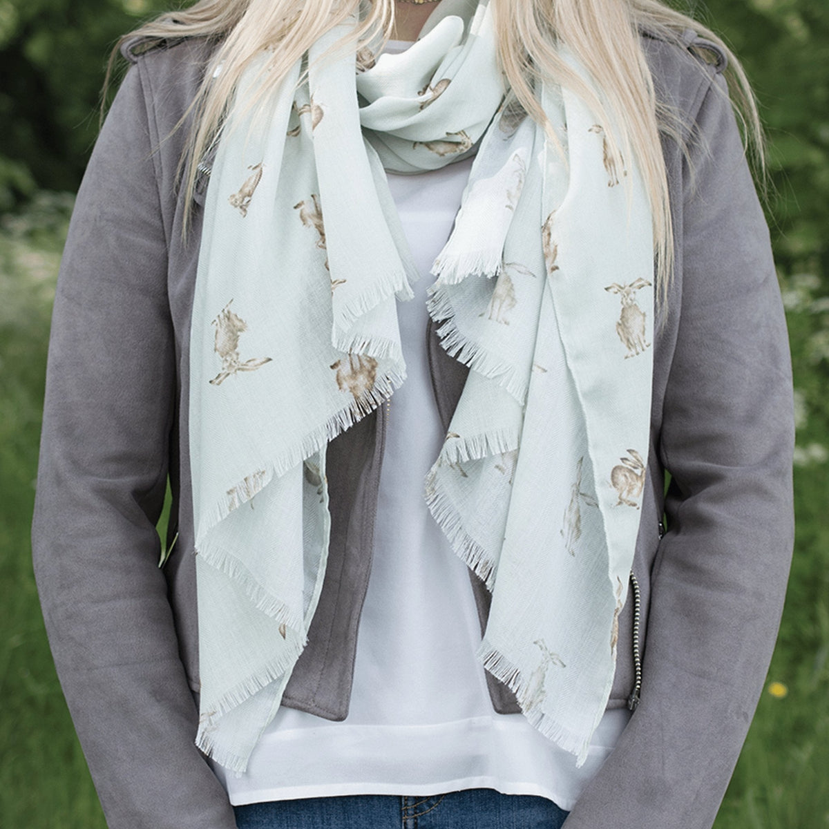 Wrendale Pretty Hare Scarf - Cotswold Jewellery