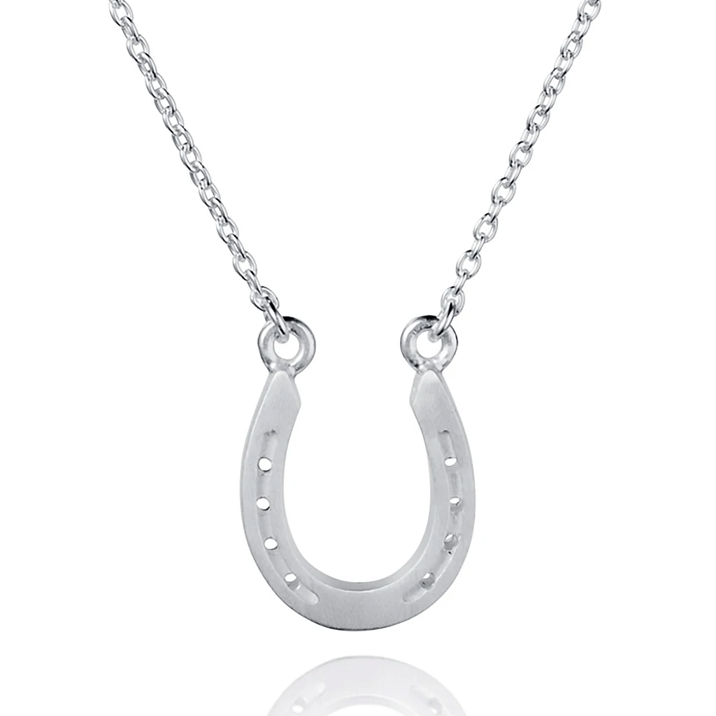 Christin Ranger Stunning Sterling Silver Horseshoe Necklace - Cotswold Jewellery