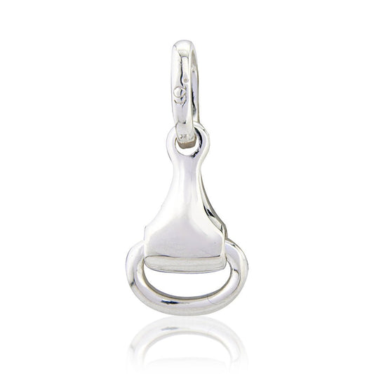 Gemma J Sterling Silver Snaffle Charm - Cotswold Jewellery