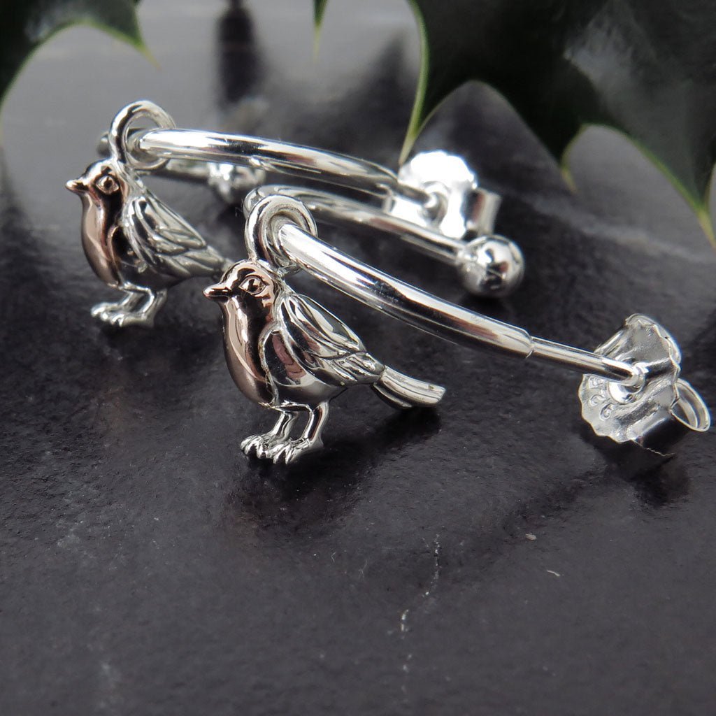 The Perfect Gift: Robin Earrings for Bird Lovers - Cotswold Jewellery