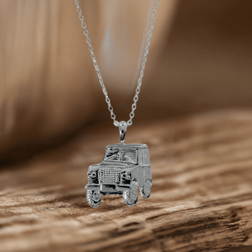 4x4 Sterling Silver Necklace - Cotswold Jewellery