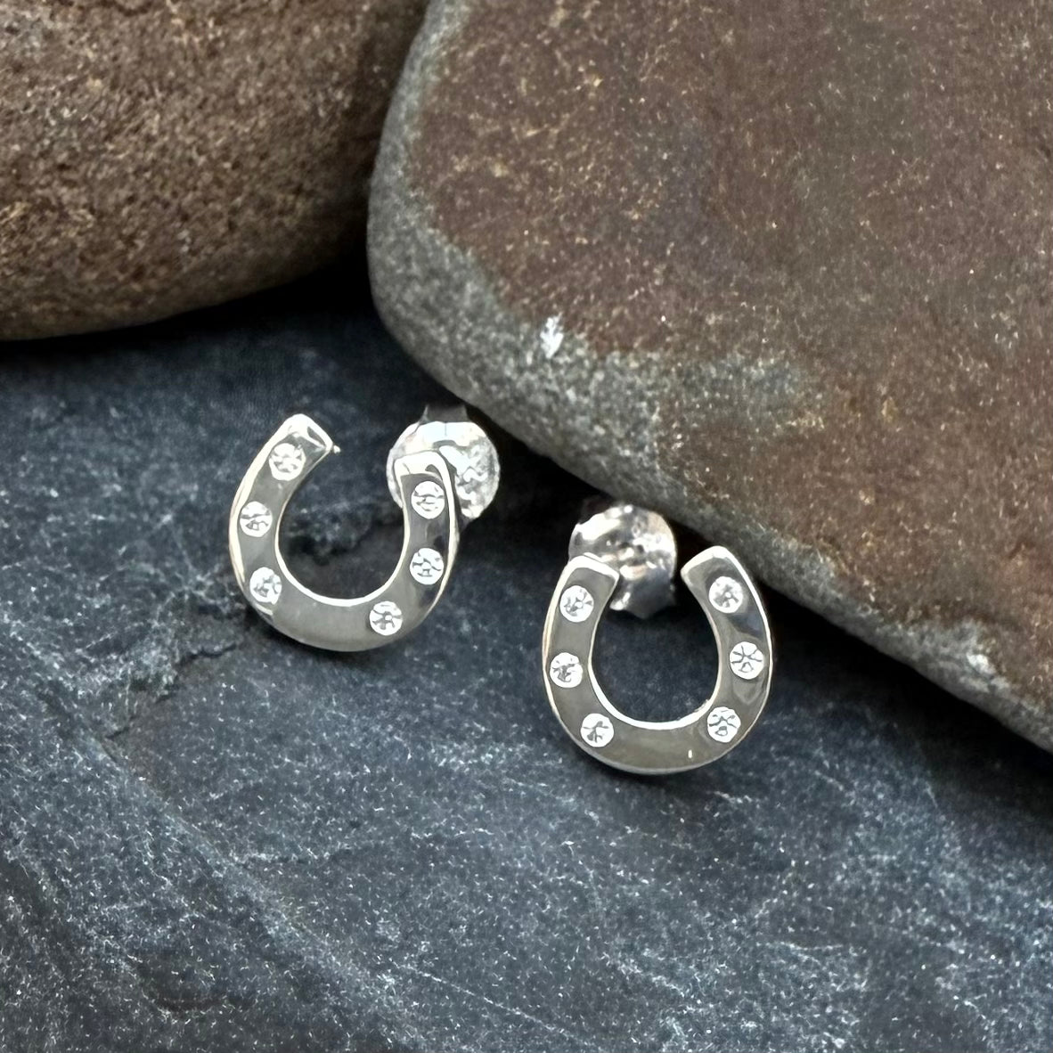 Horseshoe Sparkle Earrings - Cotswold Jewellery