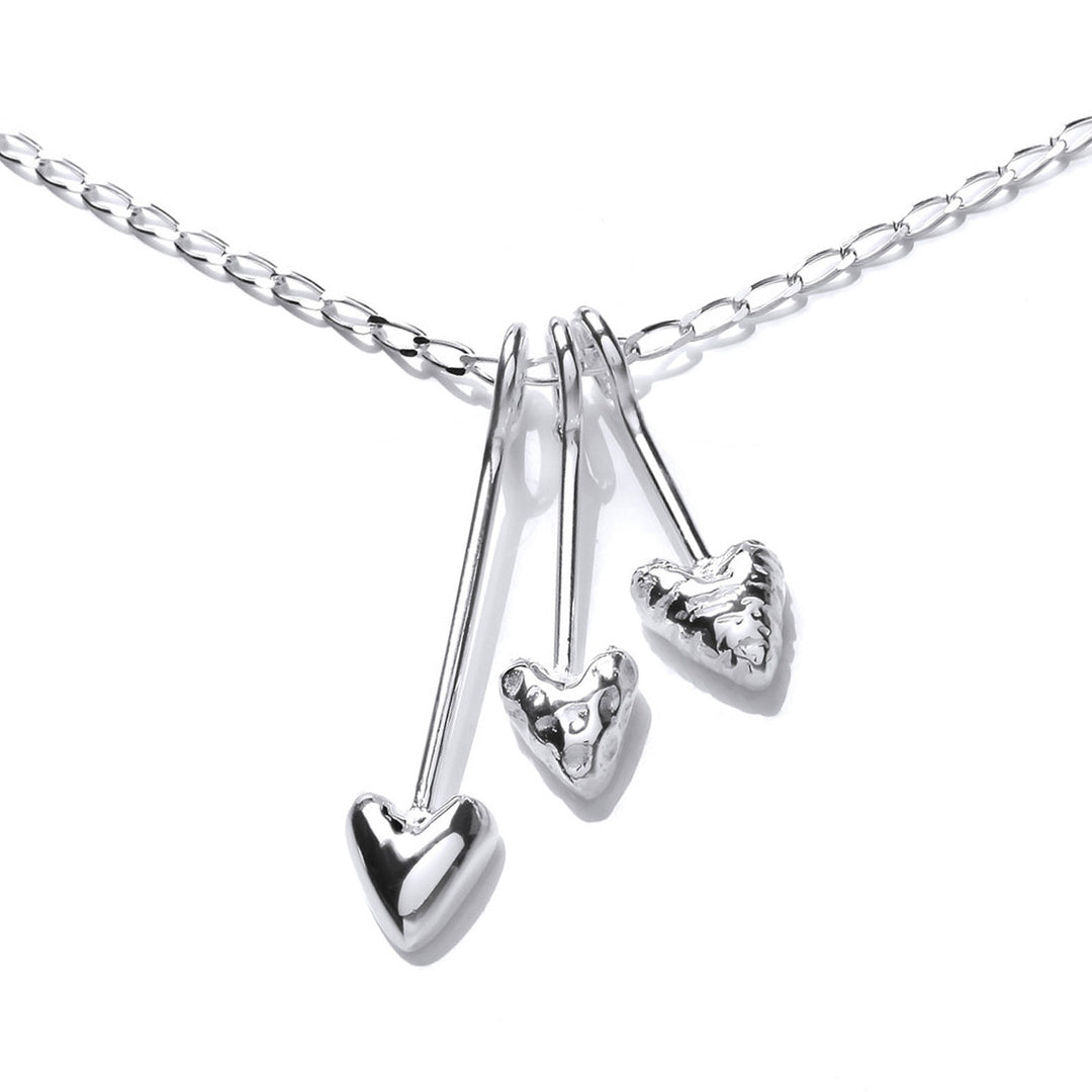 Handmade-sterling-silver-hearts-necklace