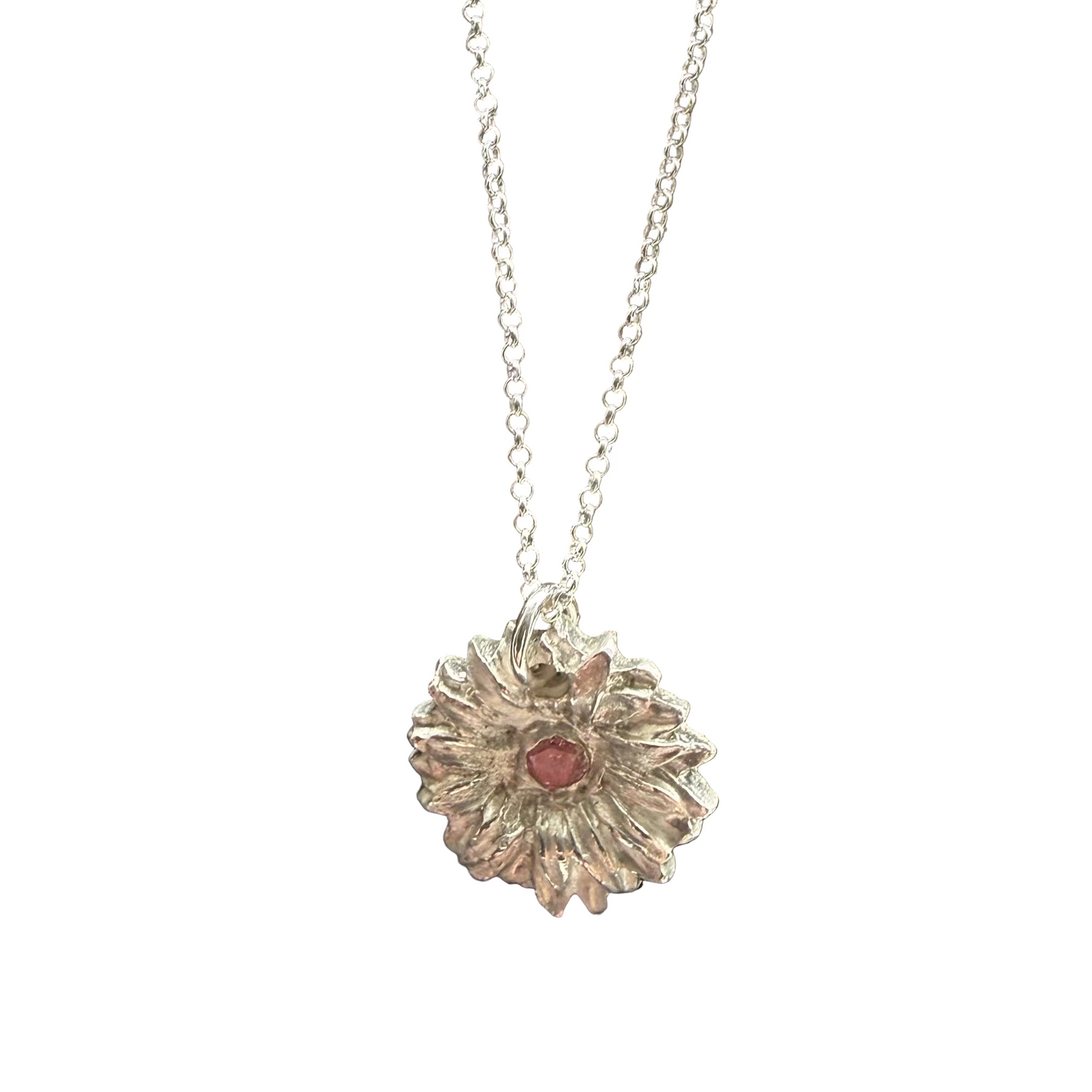 Pretty in Pink Flower Necklace