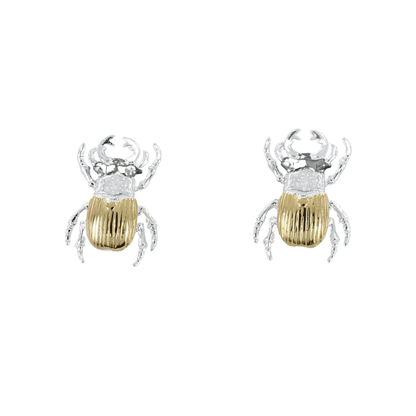 Reeves and Reeves Gorgeous Stag Beetle Earrings - Cotswold Jewellery