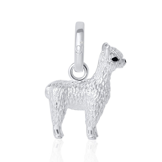 Alpaca Recycled Sterling Silver Charm - Cotswold Jewellery