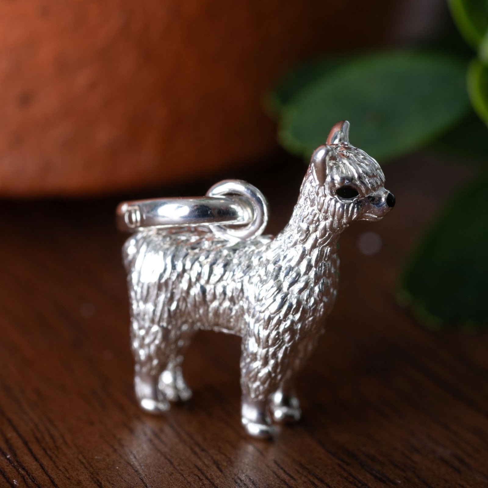 Alpaca Recycled Sterling Silver Charm - Cotswold Jewellery