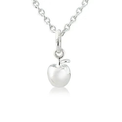 Apple Recycled Sterling Silver Necklace - Cotswold Jewellery