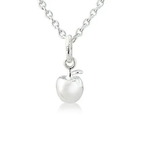 Apple Recycled Sterling Silver Necklace - Cotswold Jewellery