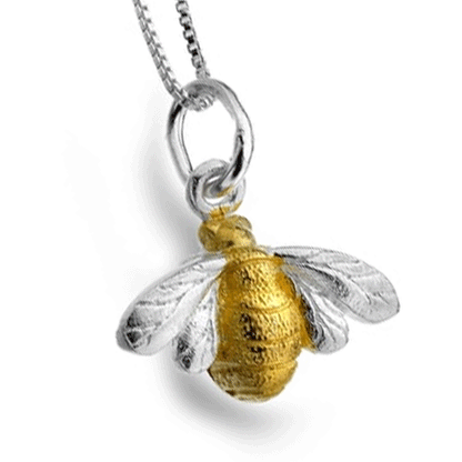 beautiful-sterling-silver-bee-necklace