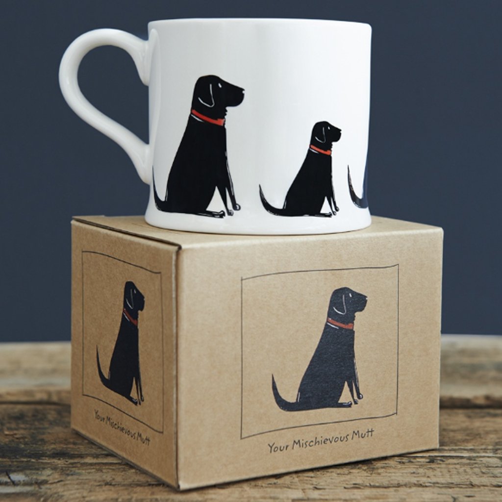Black Labrador Dog Mug - Cotswold Jewellery