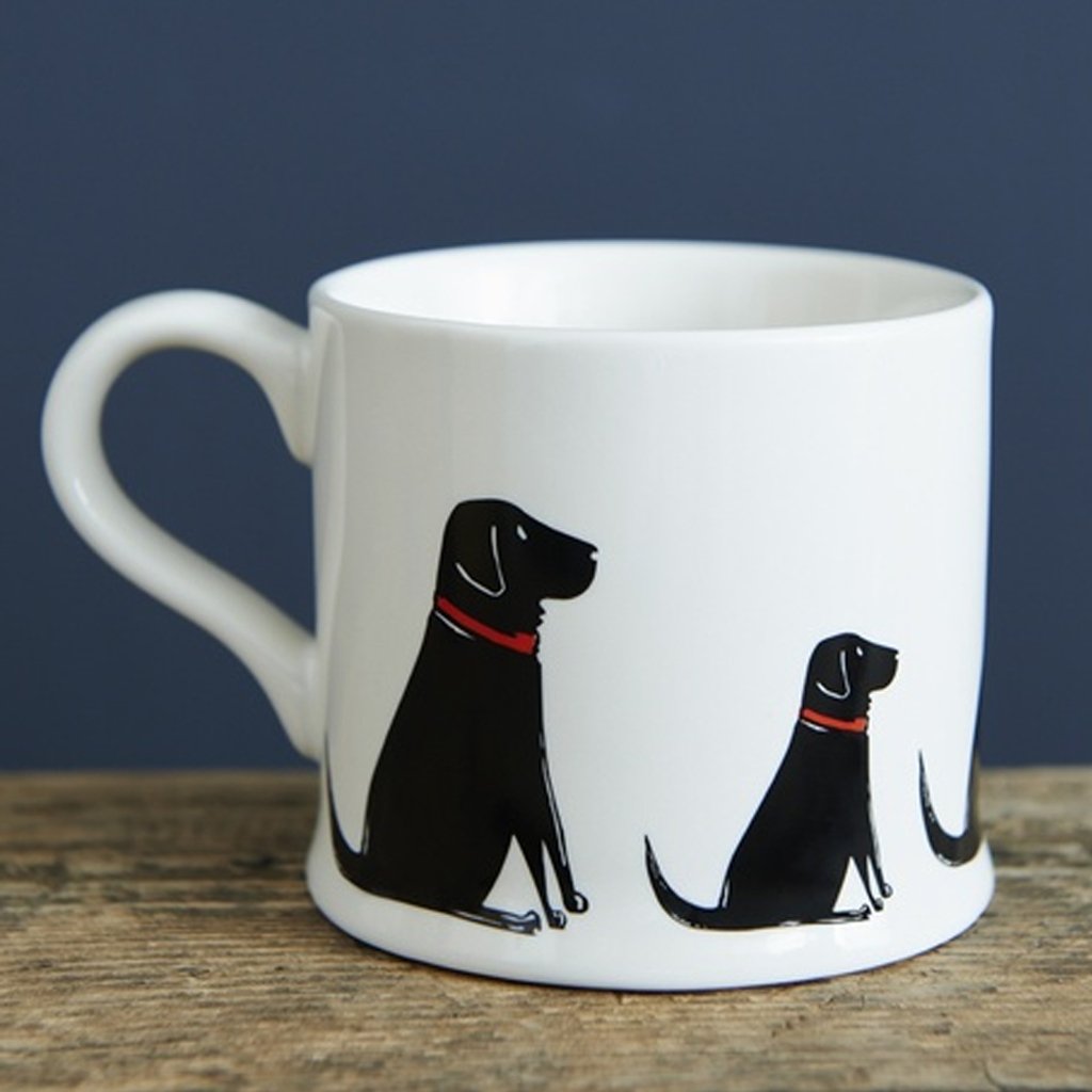 Black Labrador Dog Mug - Cotswold Jewellery