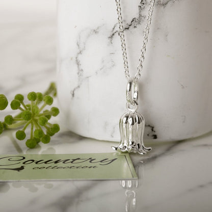 Bluebell Recycled Sterling Silver Necklace - Cotswold Jewellery