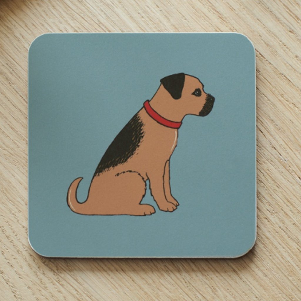 Border Terrier Dog Coaster - Cotswold Jewellery