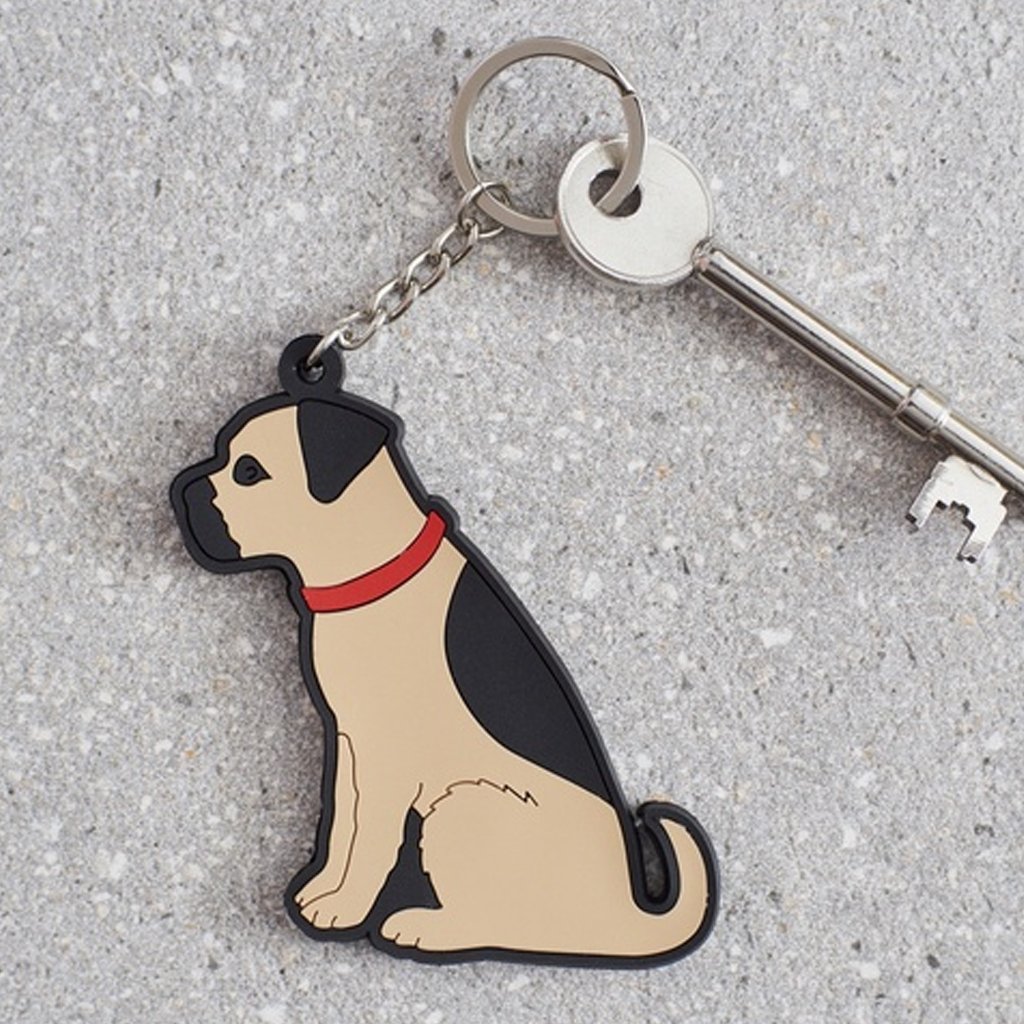 Border Terrier Keyring - Cotswold Jewellery
