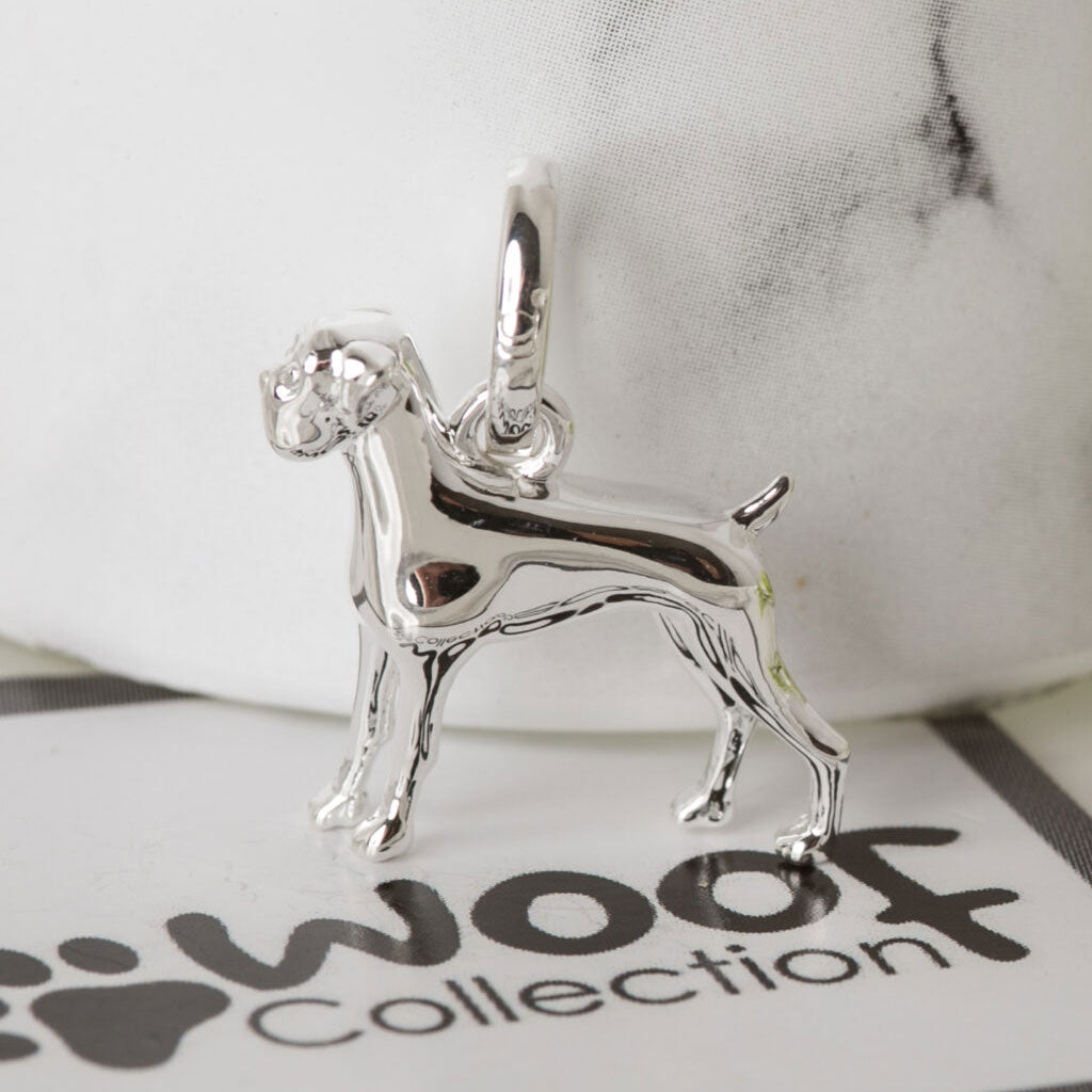 Boxer Dog Charm - Cotswold Jewellery