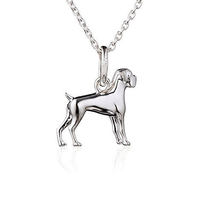 Boxer Recycled Sterling Silver Necklace - Cotswold Jewellery