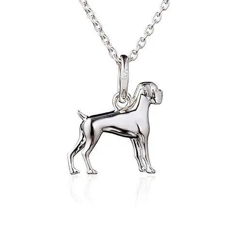 Boxer Recycled Sterling Silver Necklace - Cotswold Jewellery
