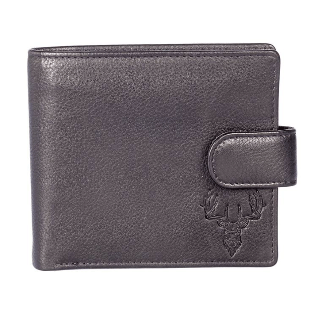 Braemar Tab Wallet With RFID Black - Cotswold Jewellery