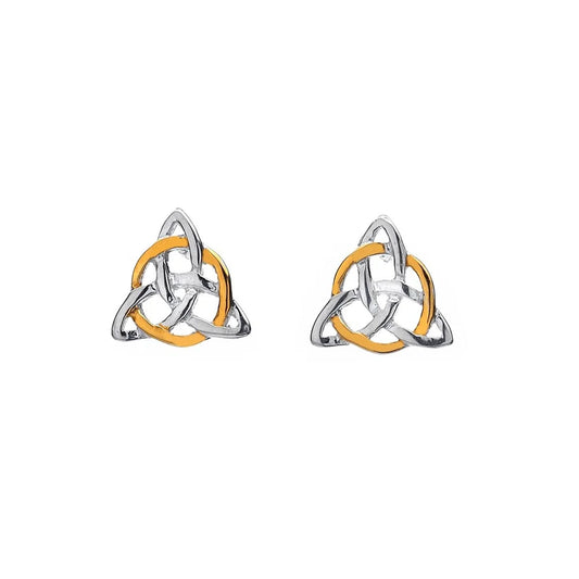 Pair of celtic knot stud earrings
