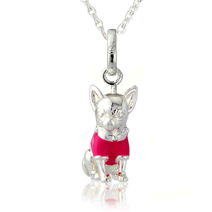 Gemma J Cute Chihuahua Necklace - Cotswold Jewellery