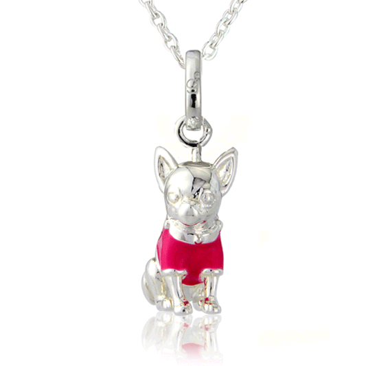 Gemma J Cute Chihuahua Necklace - Cotswold Jewellery