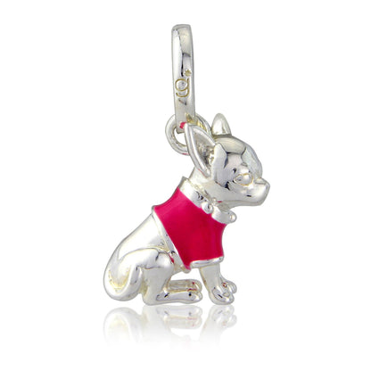 Chihuahua Recycled Sterling Silver Charm - Cotswold Jewellery