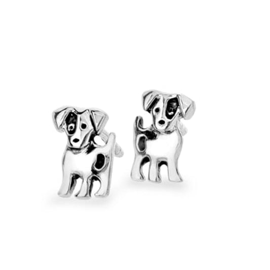 Cute Dog Stud Earrings - Cotswold Jewellery