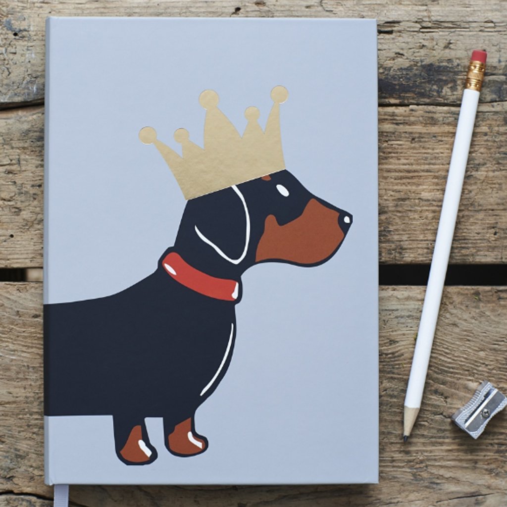 Dachshund A5 Notebook - Cotswold Jewellery