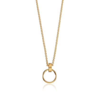 Dachshund Charm Gold Necklace - Cotswold Jewellery