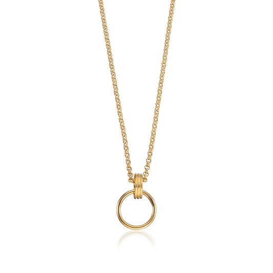 Dachshund Charm Gold Necklace - Cotswold Jewellery