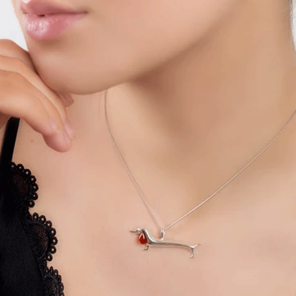 Dachshund Sausage Dog Necklace - Cotswold Jewellery